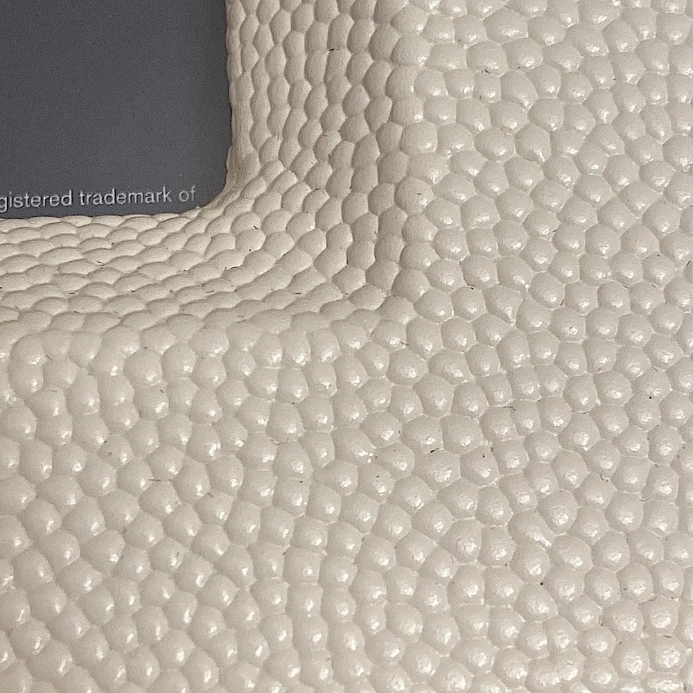 Johnathan Adler Happy Chic White Bubble Texture 4 x 6 Picture Frame.